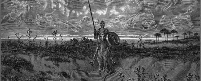 Grabado de Gustave Doré de Don Quijote
