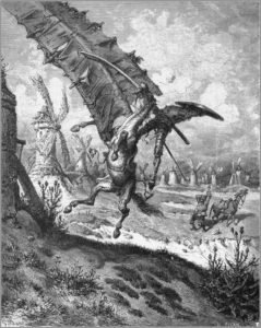 Grabado de Gustave Doré de Don Quijote