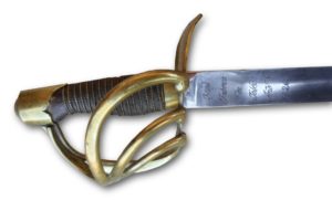 Espada de tropa de caballería de línea modelo 1825. Foto: Colección particular