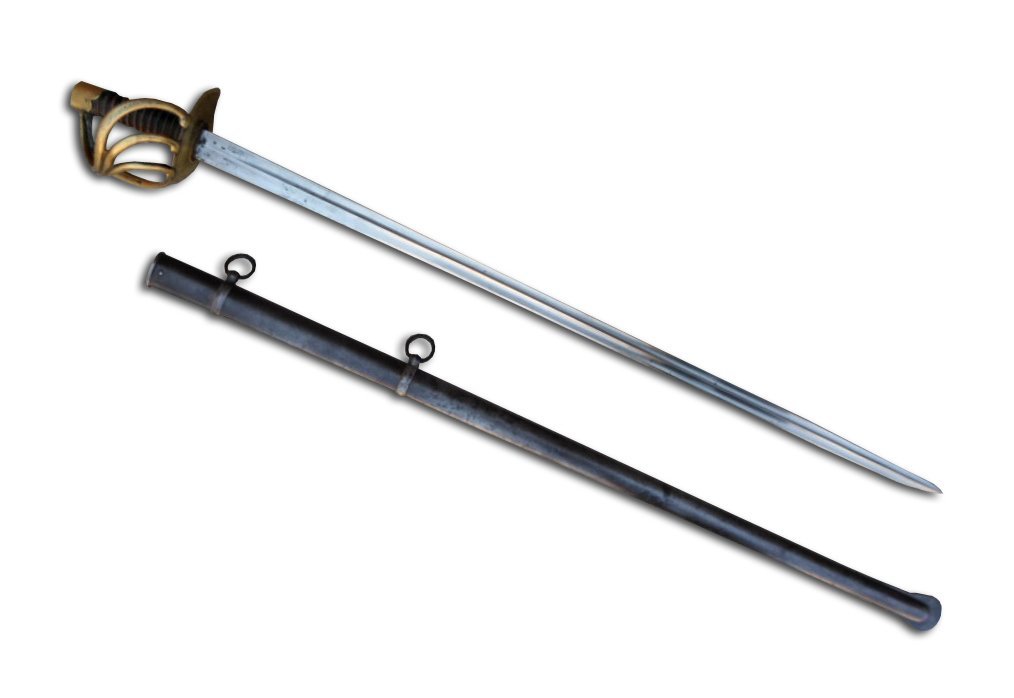 Sable-espada de caballería de línea francés modelo An XIII. Foto: Colección particular