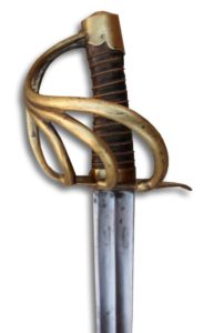 Sable-espada de caballería de línea francés modelo An XIII. Foto: Colección particular