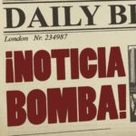 Fragmento de la portada de ¡Noticia bomba!