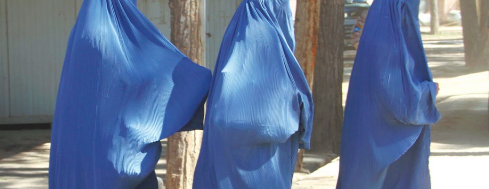 Mujeres con burka. Foto: Rafael Pastorin