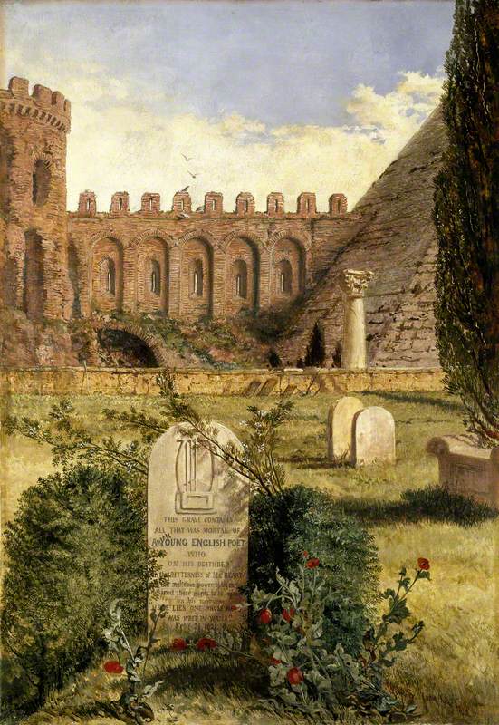 Scott, William Bell; Keats's Grave