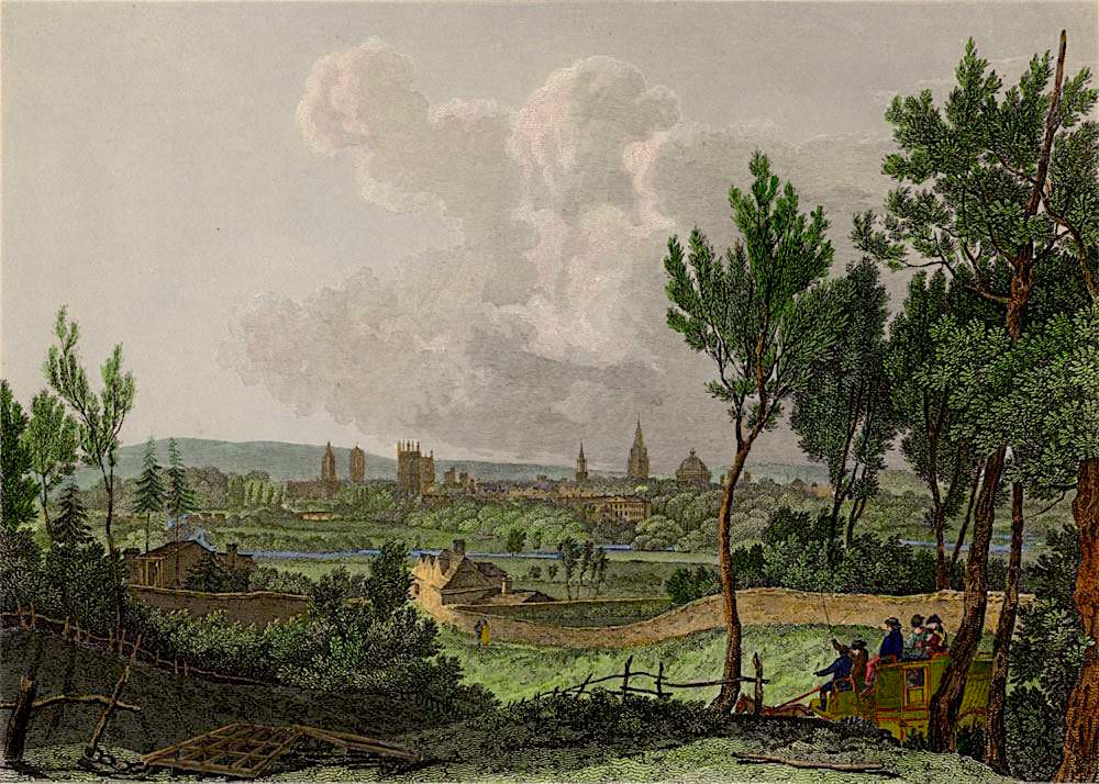 Oxford visto desde Headington Hill (Turner, 1756)