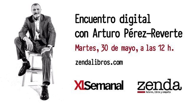 Encuentro digital con Arturo Pérez-Revete. Foto: Jeosm