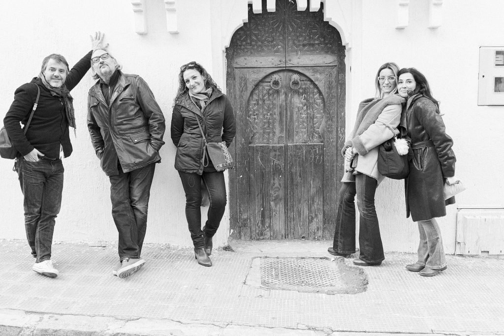 Manuel Yllera, Miguel Munárriz, Nuria, Palmira Márquez y Cristina López Barrio. Foto de Abdelkhalak Najmi