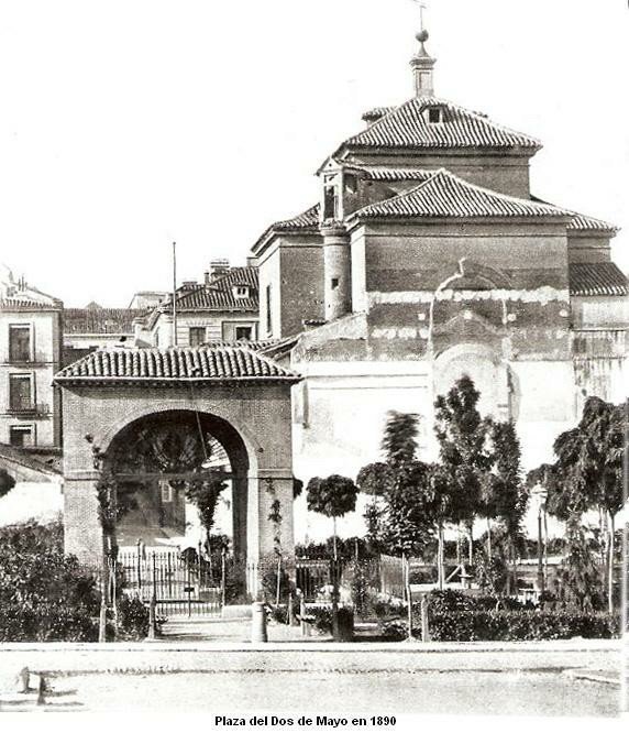 Plaza del Dos de Mayo en 1890