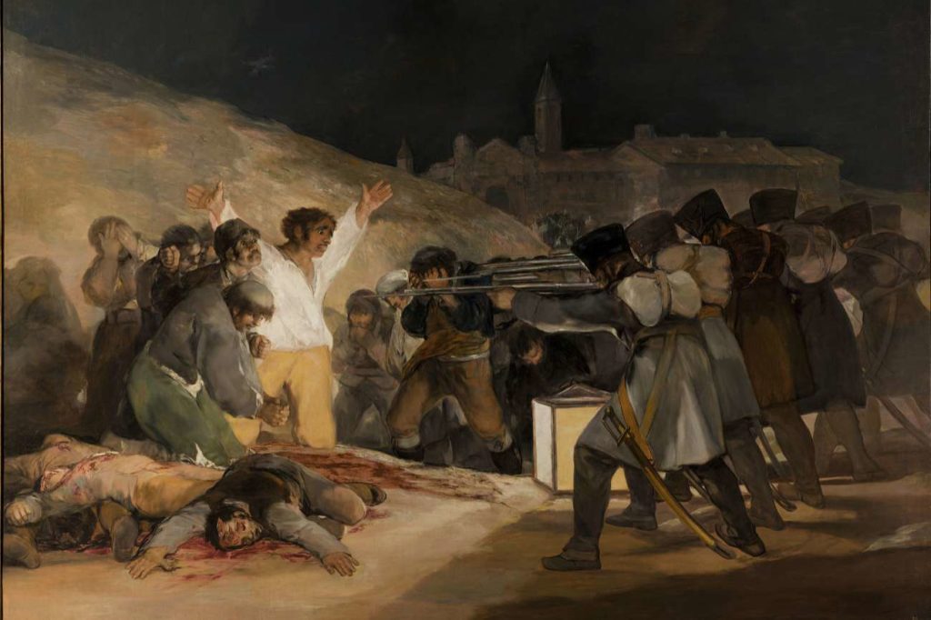 El 3 de mayo en Madrid, de Goya