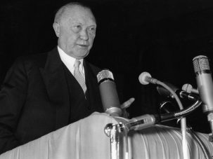 Konrad Adenauer, primer canciller de la República Federal Alemana