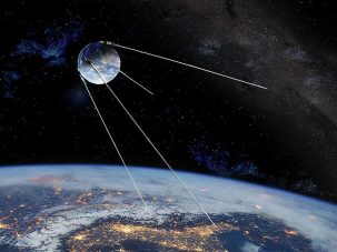 Sputnik 1, el primer satélite artificial de la historia