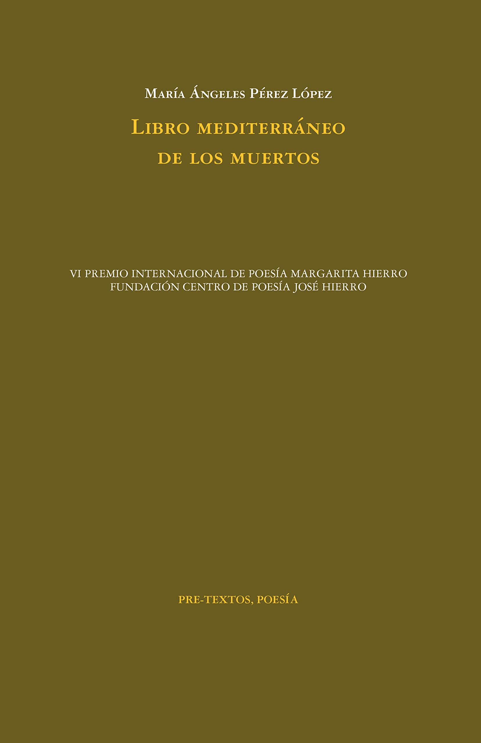 Zenda recomienda: Libro mediterráneo de los muertos, de María Ángeles Pérez López