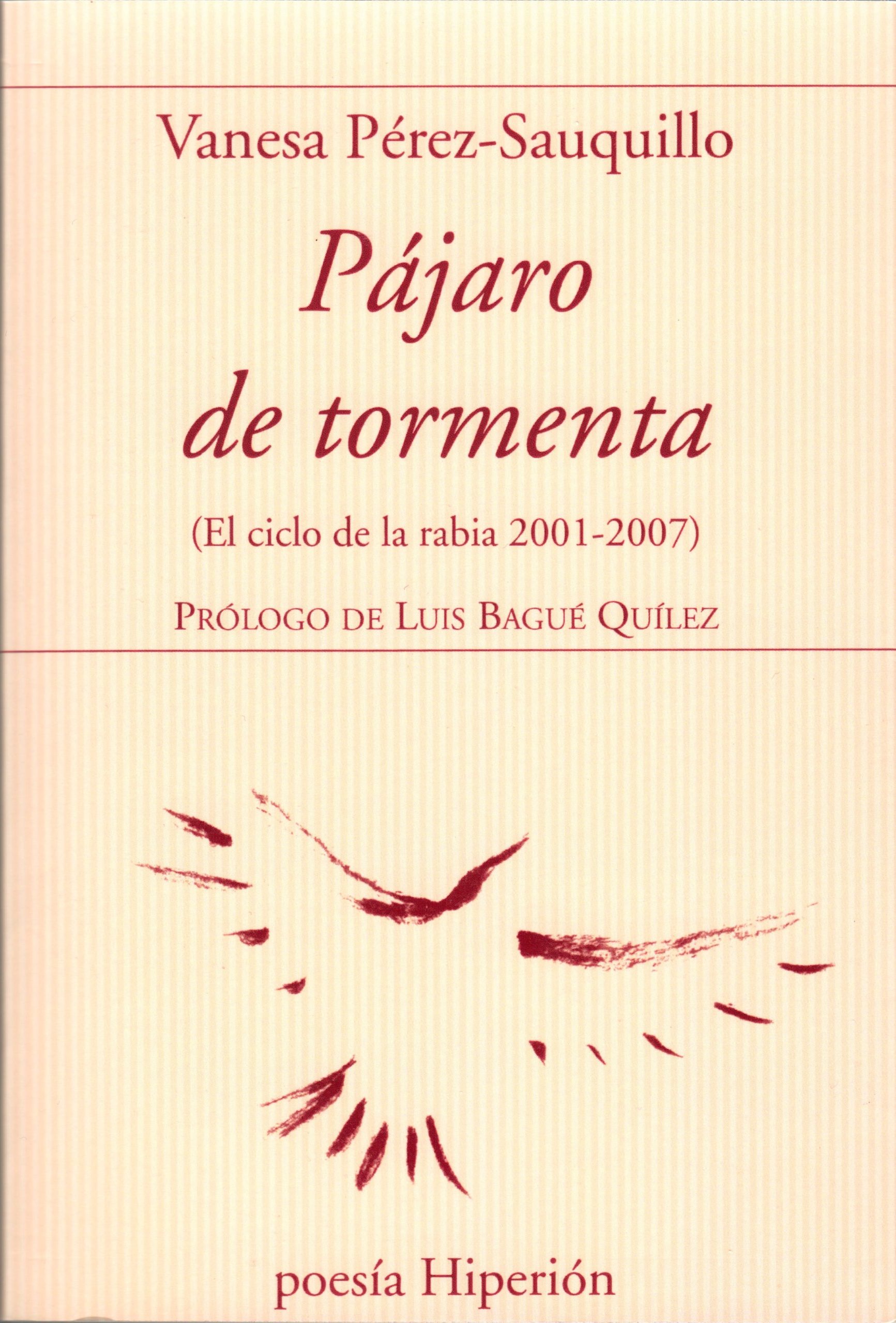 5 poemas de Pájaro de tormenta, de Vanesa Pérez-Sauquillo