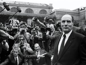 François Mitterrand, elegido presidente de Francia