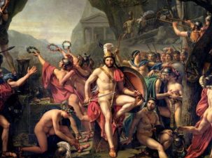 Leónidas I muere en la Batalla de las Termópilas