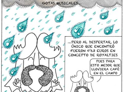 El Heavy del Bigotón y las gotas de lluvia