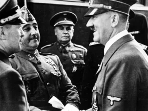 Reunión de Franco y Hitler en Hendaya