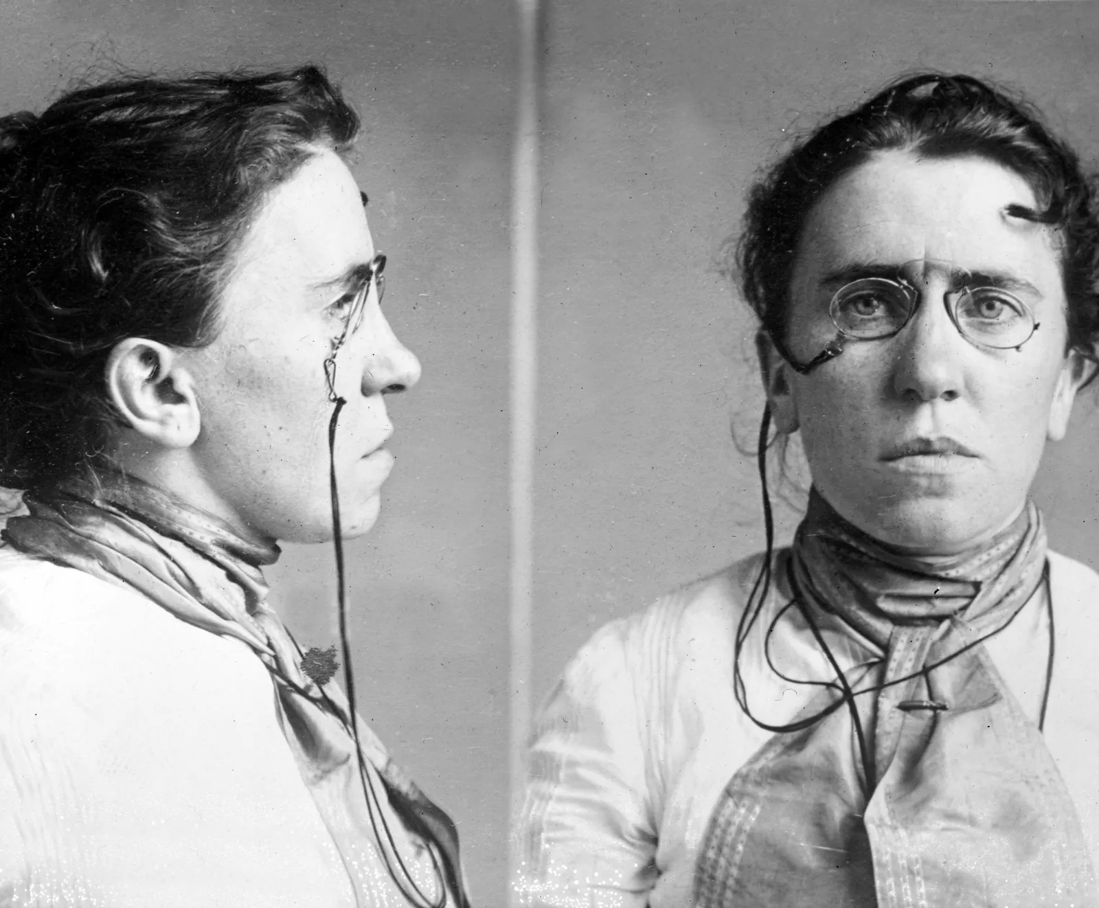 Arresto de la activista Emma Goldman, «una de las mujeres más peligrosas de América»