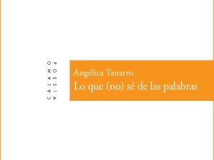 5 poemas de Lo que (no) sé de las palabras, de Angélica Tanarro