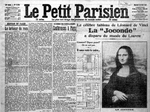 Apollinaire y Picasso son acusados de robar la Mona Lisa