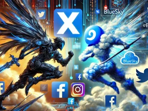 Twitter vs. Bluesky: Ni es cielo ni es azul