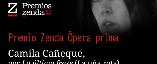 Camila Cañeque, Premio Zenda Ópera Prima 2023-2024