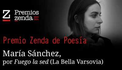 María Sánchez, Premio Zenda de Poesía 2023-2024