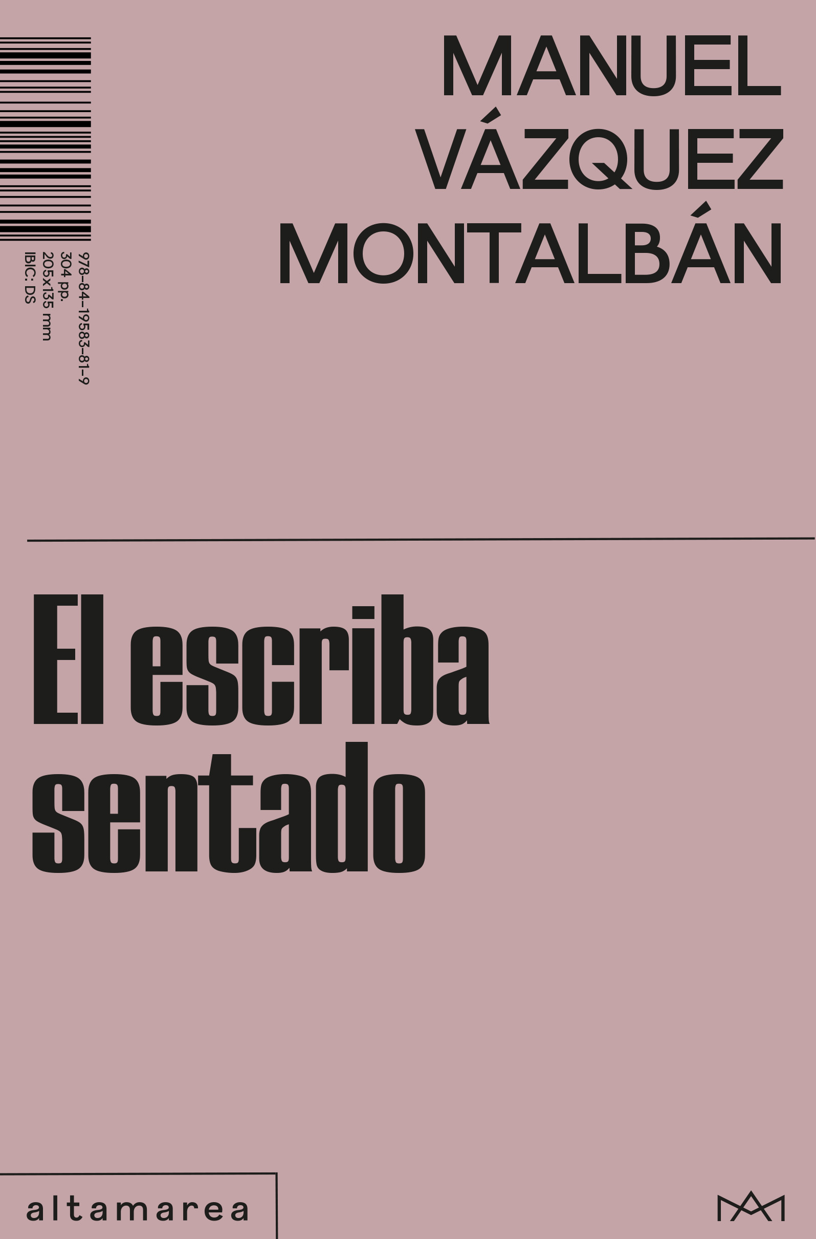 El escriba sentado, de Manuel Vázquez Montalbán