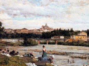 Gaviotas en el puerto de Madrid