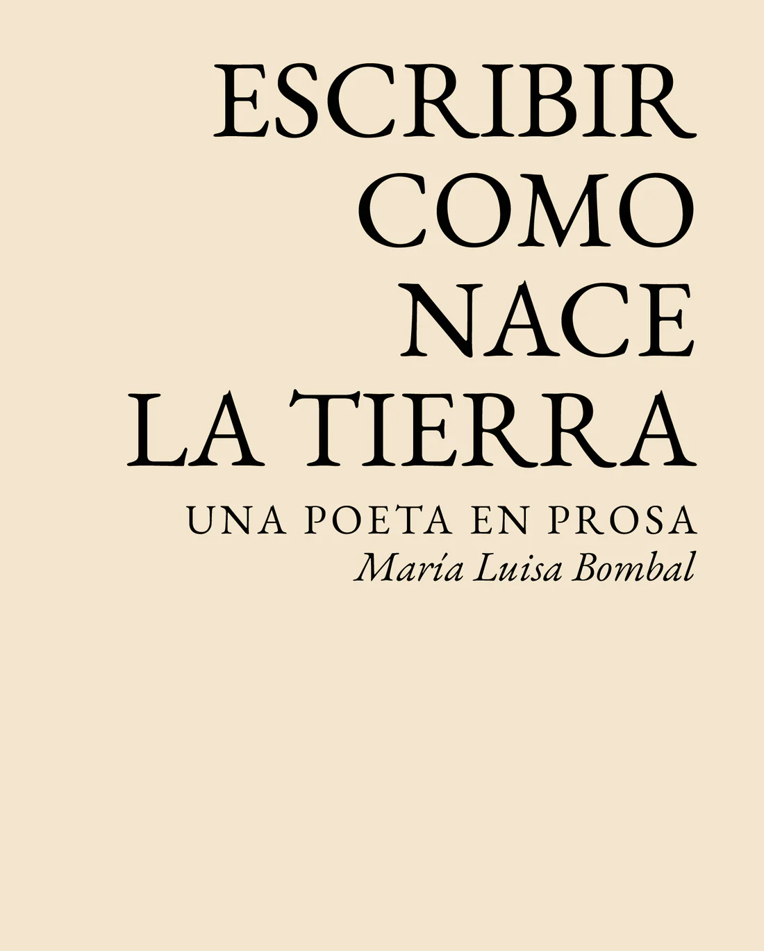 Poeta en prosa: María Luisa Bombal