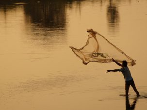 Pescando, de Raúl Brasca