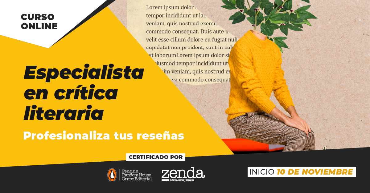 Especialista en crítica literaria, nuevo curso de Cursiva