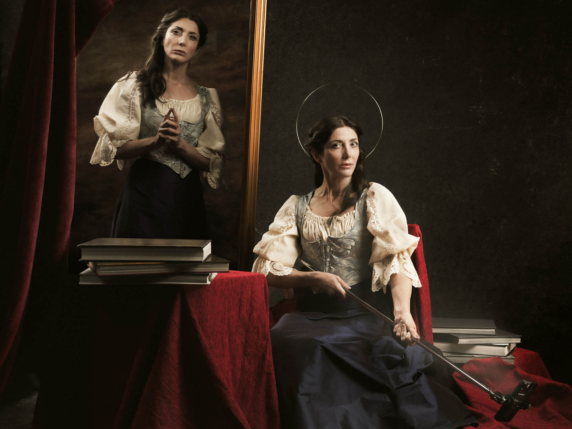 Santa Catalina de Alejandría de Caravaggio versionada por Jeosm