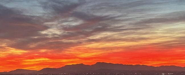 Océanos de trenes, atardeceres de postal