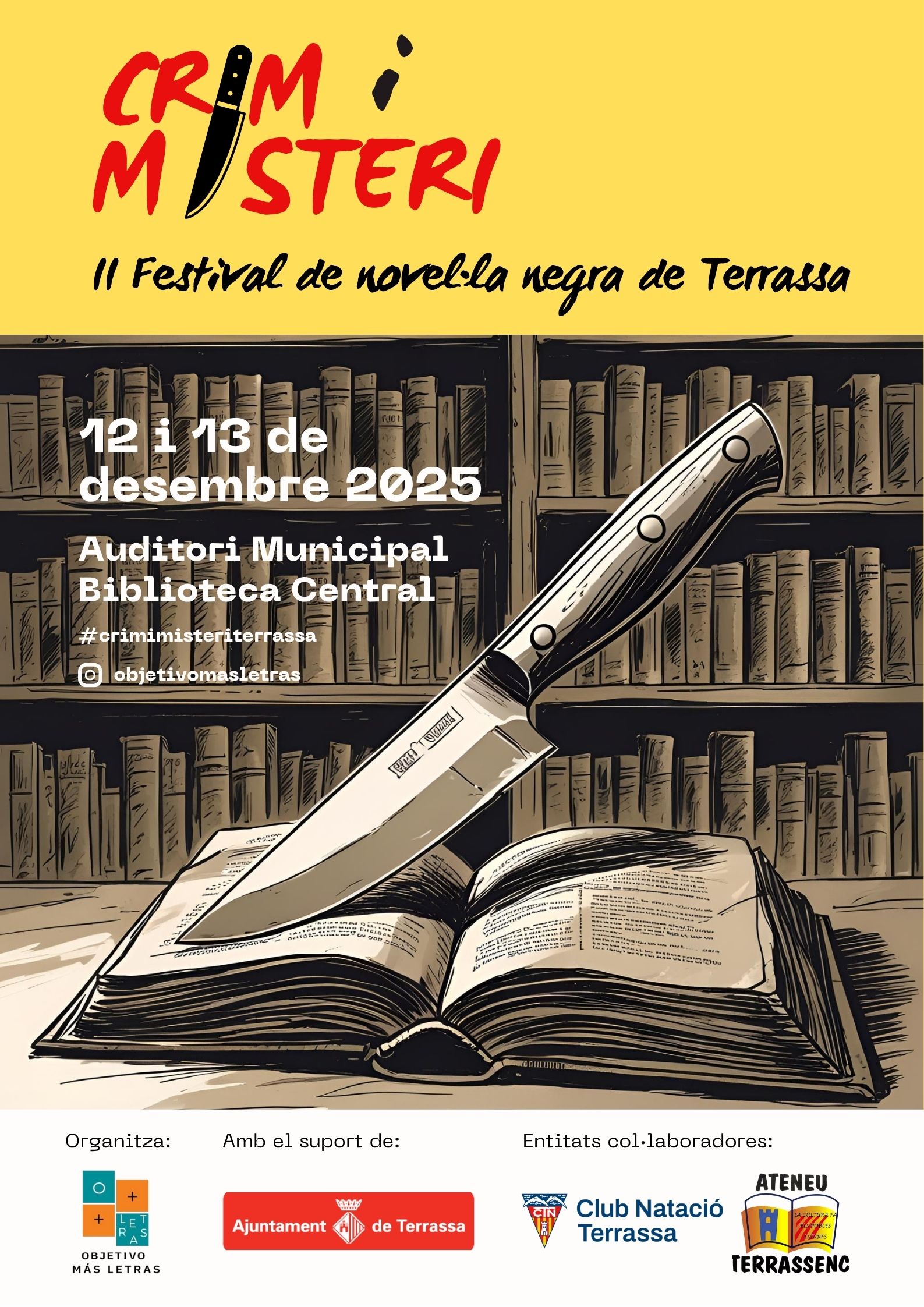 Crim i Misteri, el festival de novela negra de Terrassa