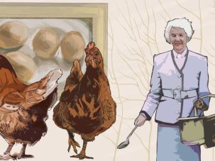 Las gallinas, la duquesa y el pintor