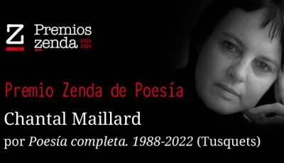Chantal Maillard, Premio Zenda de Poesía 2024-2025