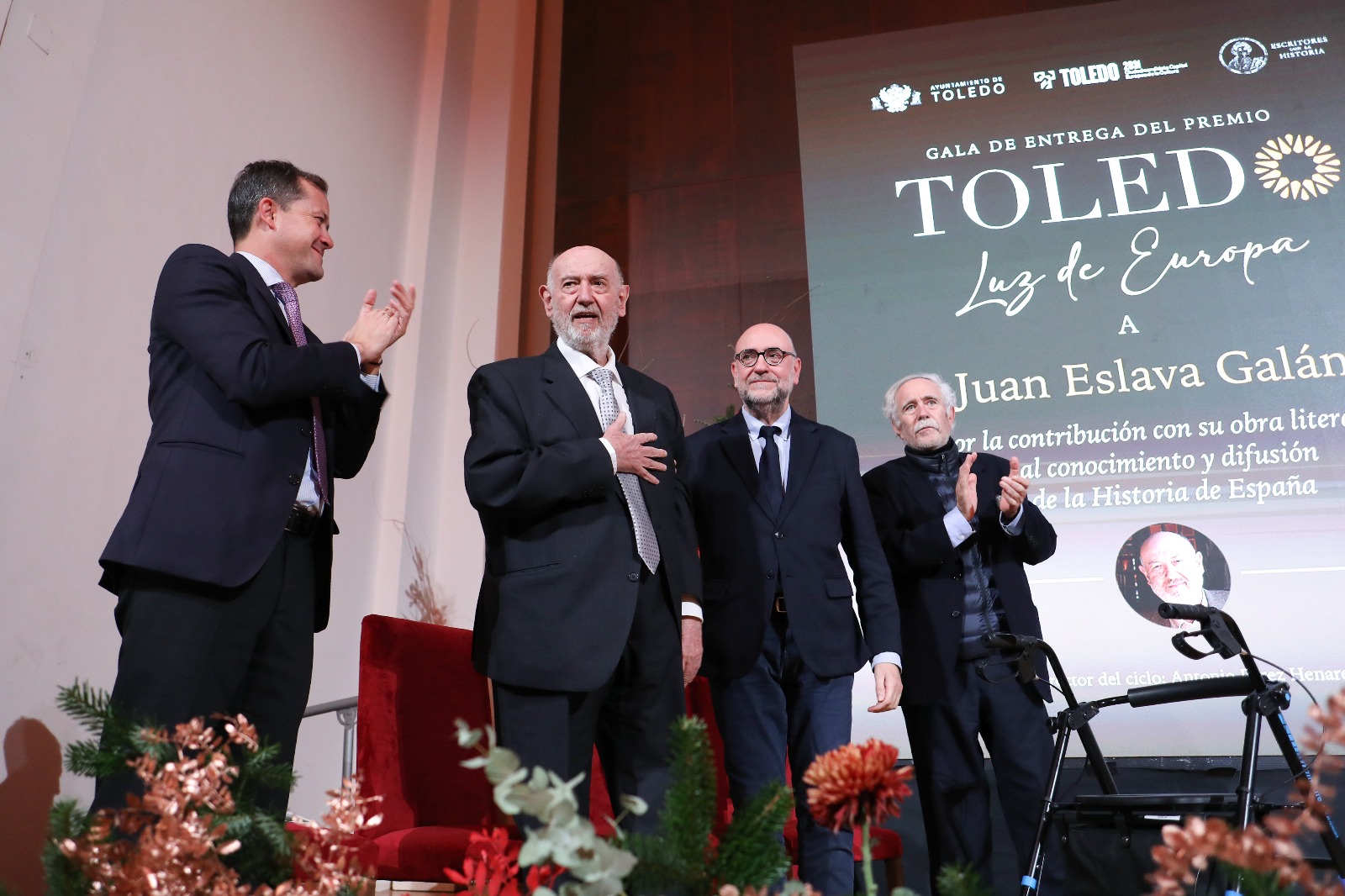 Juan Eslava Galán, premio “Toledo Luz de Europa”
