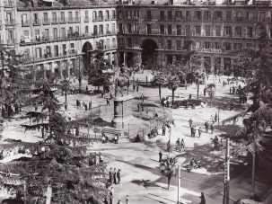 12 de febrero de 1936: Transplante de árboles en Madrid