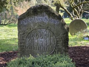 Junto a una tumba en Ginebra