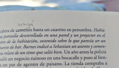 El curioso incidente del cemento a toda página