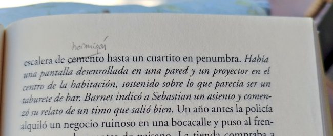 El curioso incidente del cemento a toda página