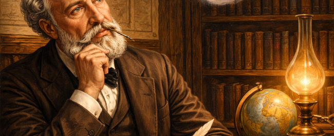 Julio Verne: “En lugar de hacer caminar a mis personajes, los hice volar”