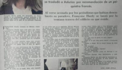 Françoise Hardy, que estuvo en Mieres