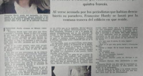 Françoise Hardy, que estuvo en Mieres