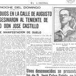 12 de julio de 1936: Asesinato del teniente Castillo