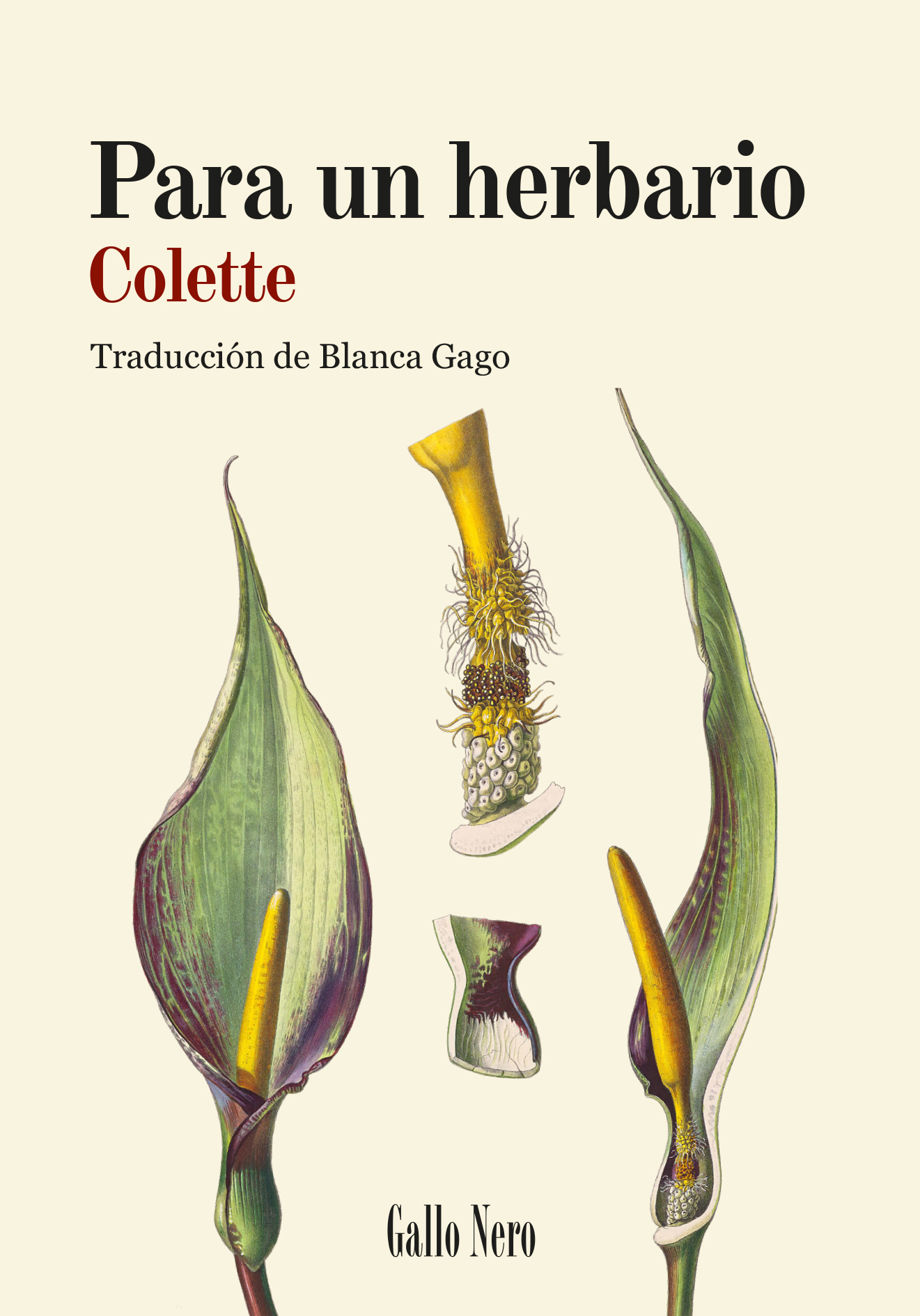 Para un herbario, de Colette