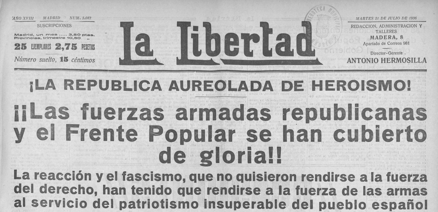 21 de julio de 1936: Incidente en la escuela de arquitectura
