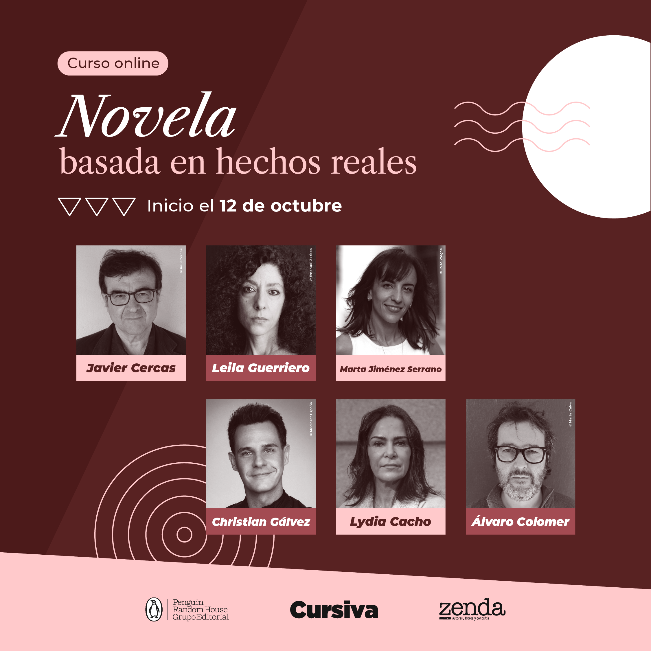 Curso de novela basada en hechos reales (Cursiva)