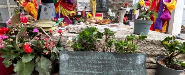 Antonio Machado, el vecino ilustre de Colliure que nunca está solo en su tumba